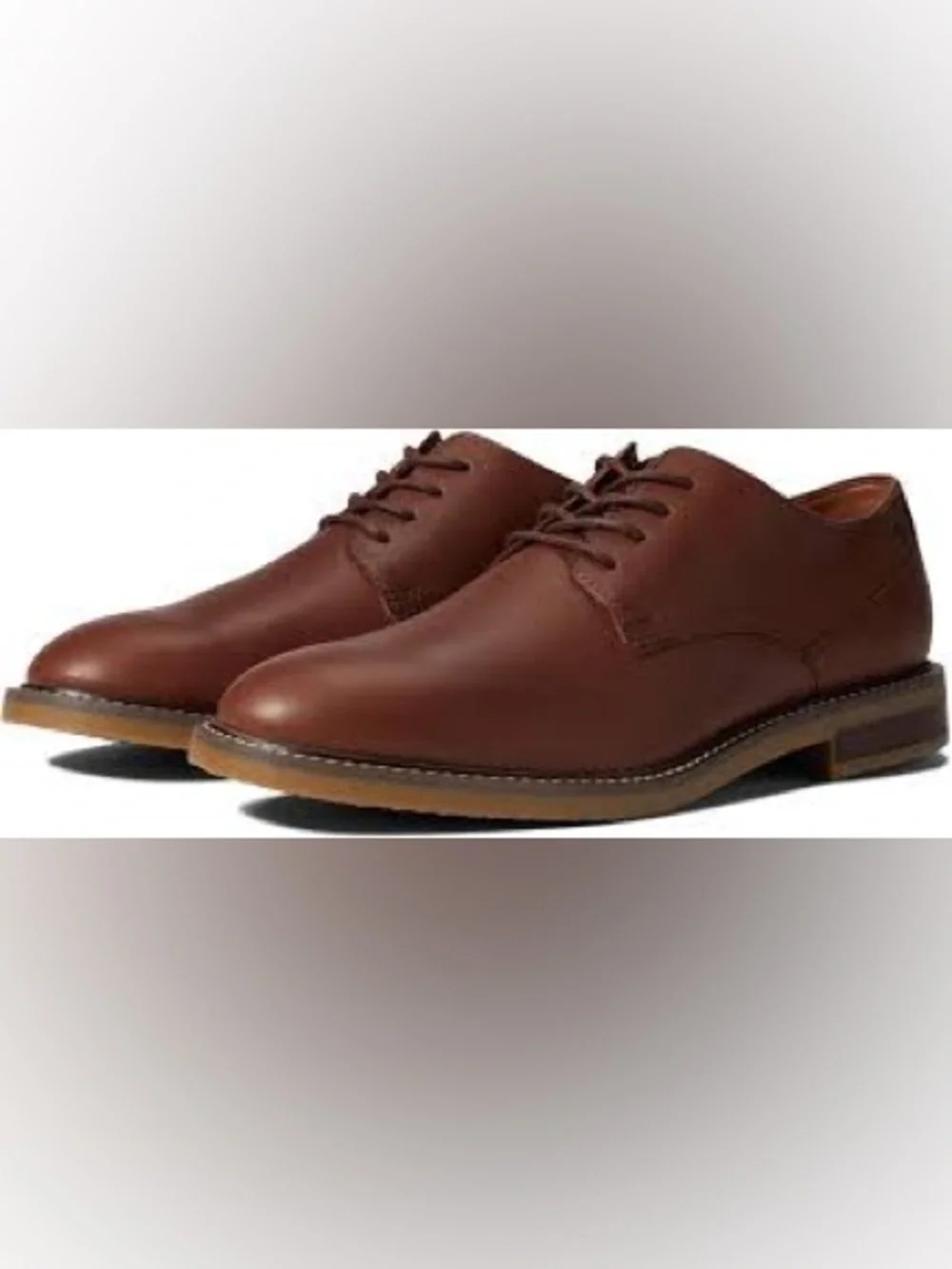 NEW!! Men’s Clarks Jaxen Low Lace Up Oxfords Tan Leather Size 7.5M